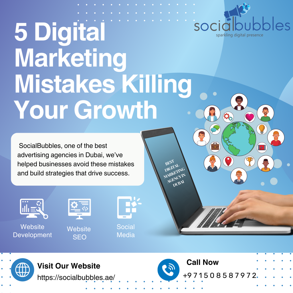 5 digital marketing mistakes